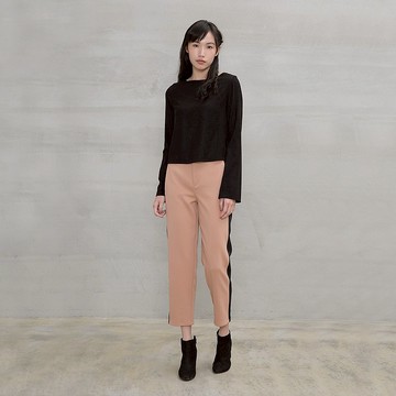 知性優雅撞色修身褲  Intellectual Lady Contrast Trouser P158