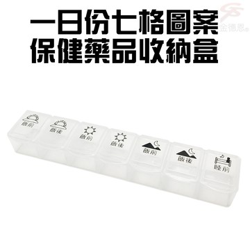 GS MALL 糖尿病專用 7格藥盒 藥盒 隨身藥盒 收納藥盒 7格藥盒 透明藥盒 糖尿病藥盒