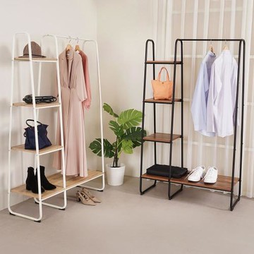 【Homelike】 喜家居四層收納吊衣架(2色可選)(2234)