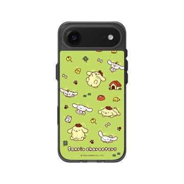 iPhone Air Clear (相機按鈕) 酷墨灰 - 三麗鷗-布丁狗＆大耳狗綜合圖 Mix Characters - 曬日光浴