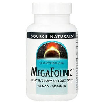 Source Naturals, MegaFolinic™，800 微克，240 片