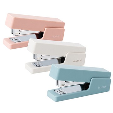 得力Deli NU SIGN幾何簡約釘書機 ENS084 適用3號針/(24/6) 隨機出色