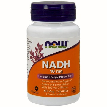 NADH with Ribose 60 Vcaps by Now Foods
