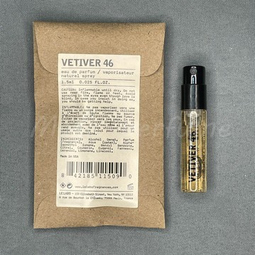 香水實驗室 香根草46Le Labo Vetiver 46-2ml香水小樣試用裝 香氛噴霧 旅行香水 小香小樣