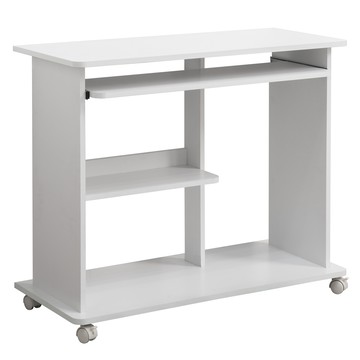 【TZUMii】日式活動電腦桌-雙色可選白色