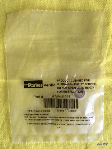 Parker 4GVGR-N 派克 鎳密封墊片 1/4 VCR 50-4V-N1-R 3320-01024