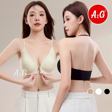 【A2G】隔日到貨【前扣無鋼圈內衣、雙前扣更穩固】  無鋼圈內衣 性感美背 低脊心 透視蕾絲 吸濕排汗 178
