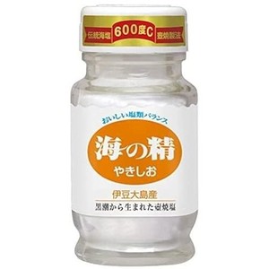 海の精 国産塩 伊豆大島産 やきしお 食卓ビン 1ケース (60G × 30)