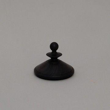13' 胡桃木造型燭蓋特殊染黑 / CANDLE LID BY DRAMA STUDIO