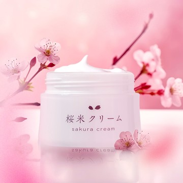 日本原裝櫻花煥白霜50g