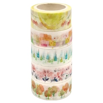 和紙膠帶 5入 15mm x 5m  春炘  1組