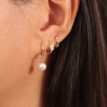 氣質純銀法式優雅珍珠耳環 珍珠耳墜 小眾設計高級感耳環禮物推薦