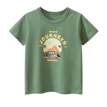 Baby童衣 夏季男童短袖T-Shirt 短袖圓領上衣 兒童短T恤 韓版百搭上衣 89129