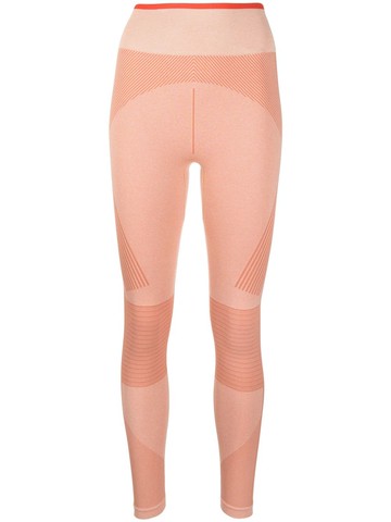 adidas by Stella McCartney - high waist leggings - women - Spandex/Elastane/Recycled Polyester/Recycled Polyamide - XS - Pink