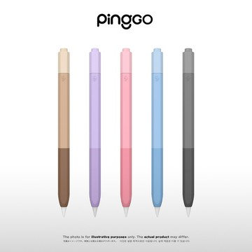 PingGO Apple Pencil 馬卡龍色系 造型筆套 2代 & PRO 可雙擊 磁吸充電 防滾動