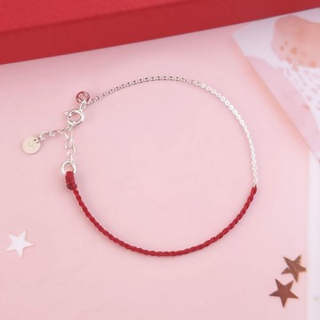 手鍊．五行開運｜蠶絲蠟繩．幸運．客製化刻字．HS23012