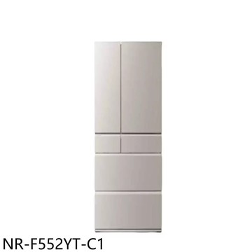 【Panasonic 國際牌】【NR-F552YT-C1】545公升六門變頻淺灰米冰箱(含標準安裝)