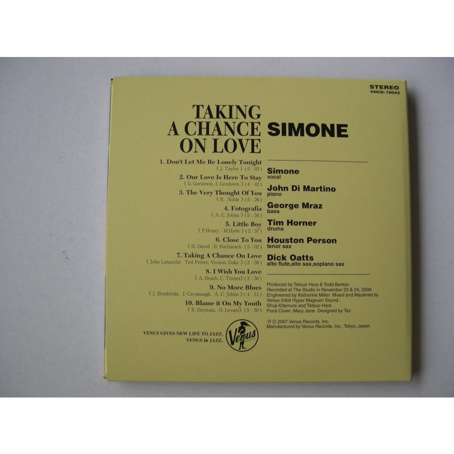 Simone   Taking A Chance On Love    CD