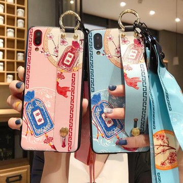 oppor15x手機殼oppok3腕帶realmex手繩oppoa9x掛脖掛繩k1女款a9中國風opporeno2新款reno10倍變焦版十r15硅膠