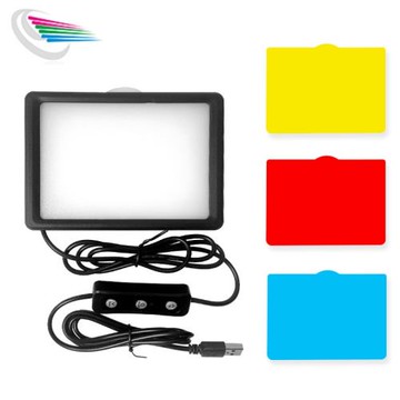 網紅新品平板補光燈多色十檔亮度調節新品燈USB便攜靜物補光燈