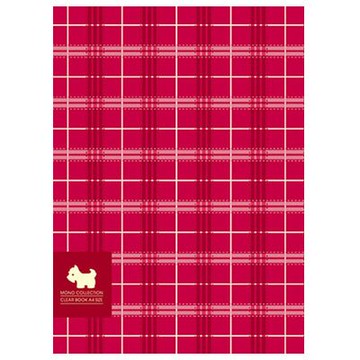 美加美 MONO 布格紋 資料簿 紅 40入/個 AM2294【APP滿額下單10%點數(單一帳號最高5000點)】1/31止