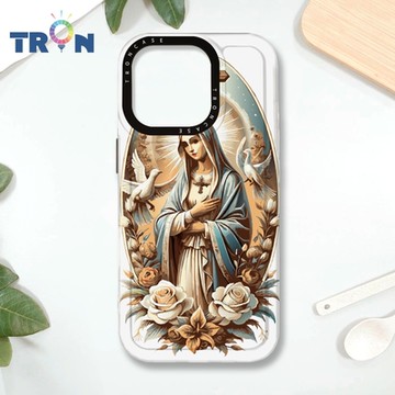 TRON IPHONE 16 PRO 聖母簡約風 MAGSAFE 磁吸 防摔 太空殼 透黑 手機殼