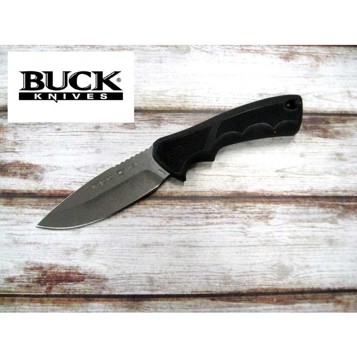 バック BUCK 685BKS ライトマックスII ラージ ナイフ  420HC鋼 ラバー ハンドル BUCKLITE MAX II LARGE