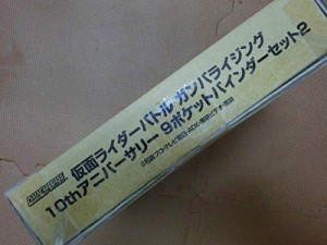 仮面ライダーバトル ガンバライジング 10thアニバーサリー 9ポケット