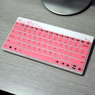 雷柏8000 E2000P臺式無線鍵盤保護膜X220 X221 X225 X228防塵防水硅膠套配件凹凸罩子防護墊游戲裝備防水防塵