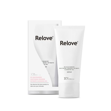 Relove 菸鹼醯胺美白私密潔淨凝露 120ml【官方旗艦店】