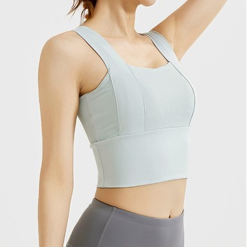 (台灣現貨速發)寬肩減壓運動內衣 一體式胸墊 不跑杯 固定式胸墊 收副乳瑜伽 跑步 重訓 有氧 運動背心 瑜珈內衣無鋼圈