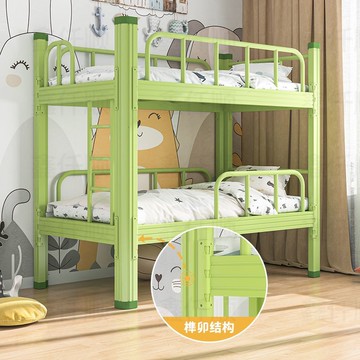 免運/開立發票 限時下殺 兒童床 實木兒童床 實木兒童床加寬床拼接床 寶寶床 嬰兒床 鑫仟順【托班專用兒童床】閉口兒童幼兒園學生午休午睡上下鋪鐵床