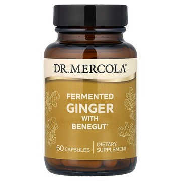 Dr. Mercola, 含 Benegut 的發酵姜，60 粒膠囊