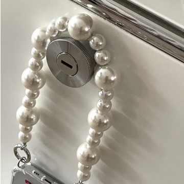 設計師款韓國時尚個性精致 珍珠手機鏈手腕鏈掛繩ins小香風大小