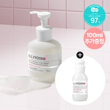 ILLIYOON Probiotics Skin Barrier Gentle Cleanser 300ml Set (+100ml)