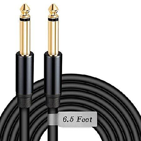 Sound harbor Guitar Cable, Instrument Cable, Electric Bass Guitar Cable 6.5 Feet