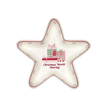 丹麥GreenGate bella xmas white 造型盤鈴鐺 / 星星