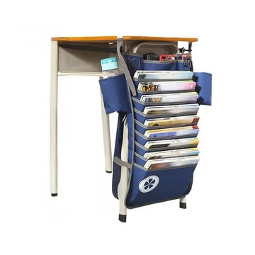 uek 書桌掛袋 43cm x 65cm 100% 聚酯纖維  鱷魚藍  1個