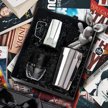 【手沖咖啡套裝禮盒】棱角保溫杯/拉花杯/咖啡濾網 生日 新年送禮