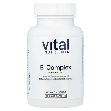 Vital Nutrients, 維生素 B 群複合物，60 粒全素膠囊