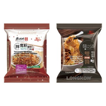 『滿額贈好禮』龍口總舖師醬炒七味拌寬粉82g/麵之道雙醬拌麵115g(賣場滿$150出貨)
