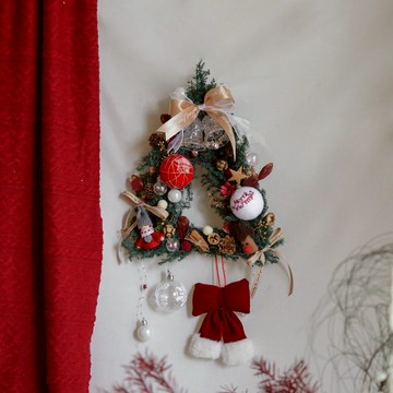 【遇見恆久】時光的信件日本進口永生不凋雪松聖誕掛飾