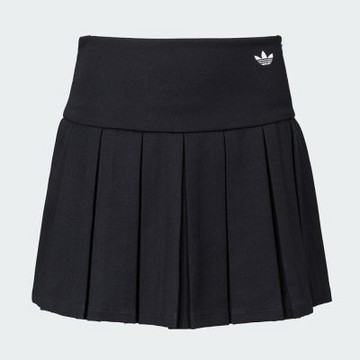 Adidas 愛迪達 Skirt KG8257 女 運動短裙 黑 亞版 拉鍊 百褶裙
