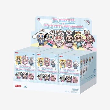 THE MONSTERS × 三麗鷗家族系列 - 搪膠毛絨掛件盲盒(6入)