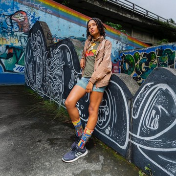 FLIPPOS潮流機能壓力襪 翻轉襪【Under The Bridge 橋下見】