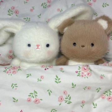 毛絨玩具 公仔✨情人節禮物桌伴娃娃學習擺件搭子可愛毛絨新年玩具裝飾品陪伴玩偶