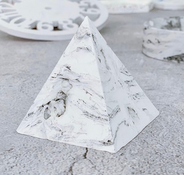 【質感紋路】香氛造型擴香石-金字塔 /正方體造型 / 贈5ml香精油