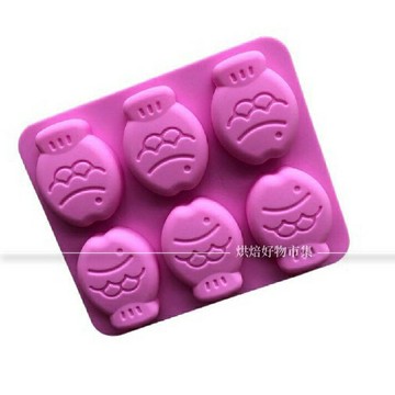 【嚴選&現貨】6連小魚矽膠模 蛋糕矽膠模 巧克力模 餅乾模 果凍模 手工皂模 蛋糕模  烘焙工具