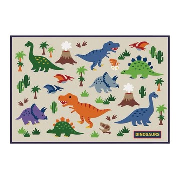 【Skater】單人野餐墊-恐龍 (遠足/露營/運動會)