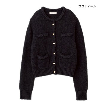 【ココディール】黑色金釦口袋開襟衫 O1X33088